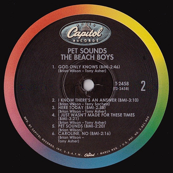 The Beach Boys – Pet Sounds LP vinyl record, image 4 of 7
