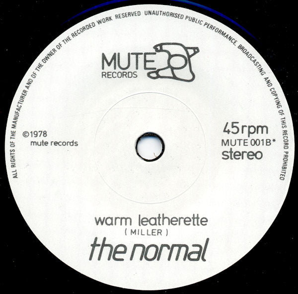 The Normal – T.V.O.D. / Warm Leatherette 7" vinyl record, image 4 of 4