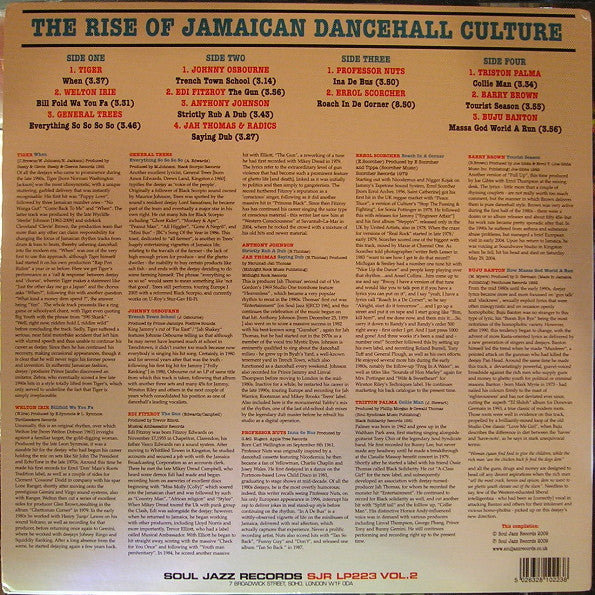 Various – Dancehall 2 (The Rise Of Jamaican Dancehall Culture) (Volume Two) (2xLP) LP vinyl record, image 5 of 6