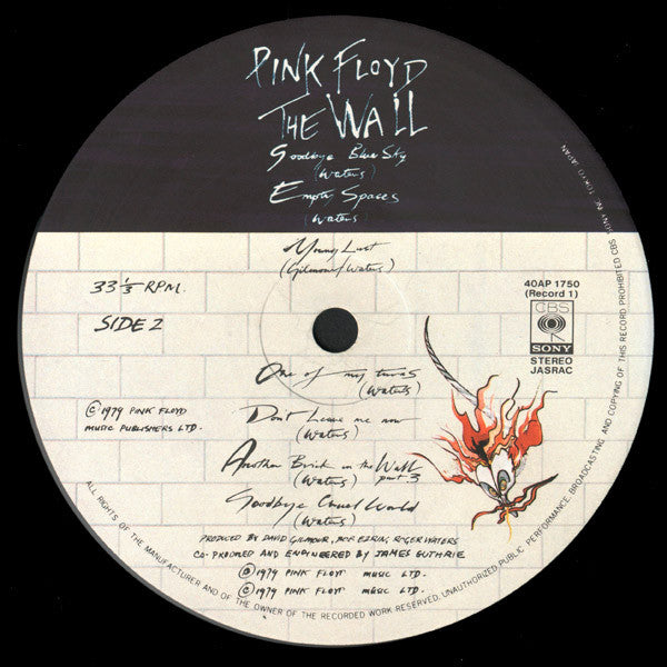 Pink Floyd – The Wall (2xLP) LP vinyl record, image 10 of 10