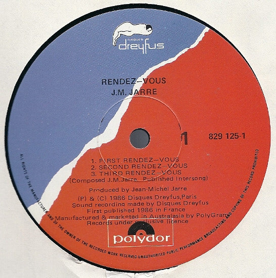 Jean-Michel Jarre – Rendez-Vous LP vinyl record, image 3 of 4