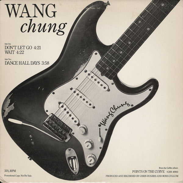 Wang Chung – Selections From Points On The Curve 12" vinyl record, image 1 of 3
