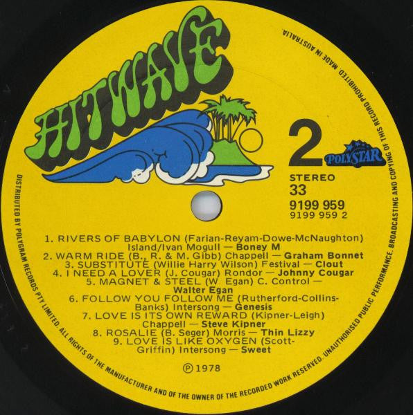 Various – Hitwave LP vinyl record, image 4 of 4