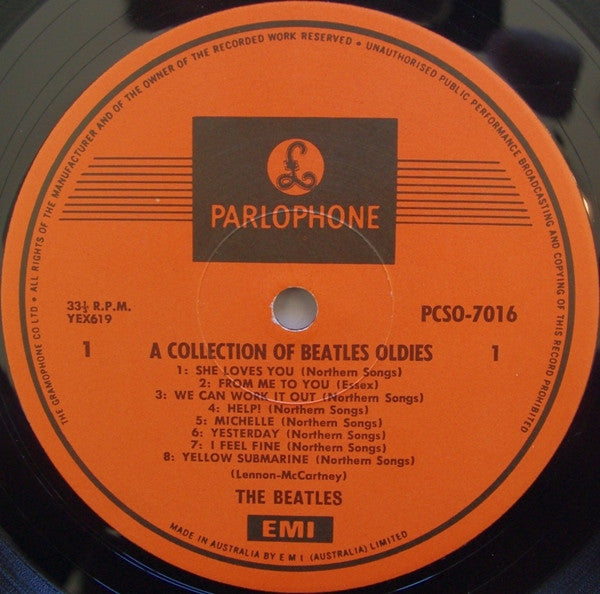 The Beatles – A Collection Of Beatles Oldies LP vinyl record, image 3 of 4