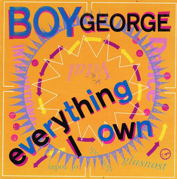 Boy George – Everything I Own 7" vinyl record, image 1 of 4