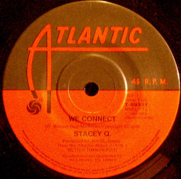 Stacey Q – We Connect 7" vinyl record, image 2 of 3