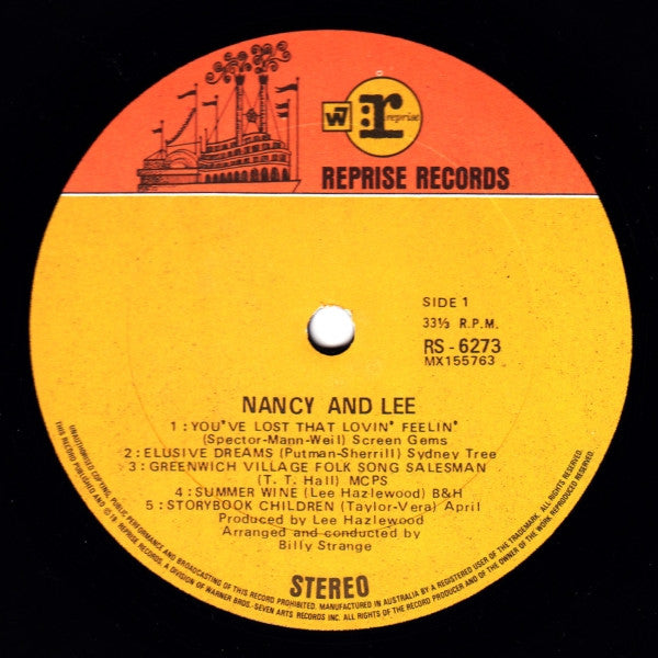 Nancy Sinatra & Lee Hazlewood – Nancy & Lee LP vinyl record, image 3 of 4