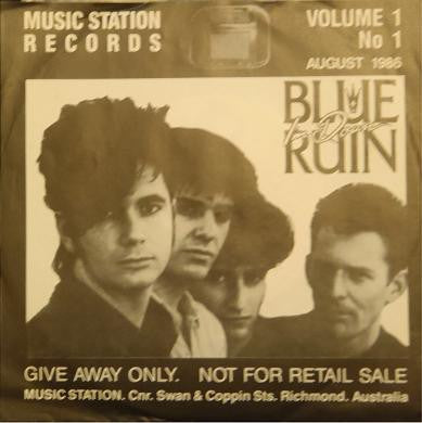 Blue Ruin, Olympic Sideburns – Music Station Records Volume 1 No. 1 7" vinyl record, image 6 of 6