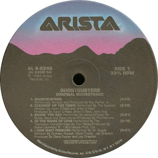 Various – Ghostbusters (Original Soundtrack) LP vinyl record, image 3 of 10