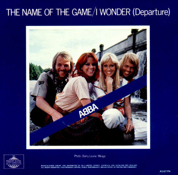 ABBA – The Name Of The Game / I Wonder (Departure) 7" vinyl record, image 2 of 3