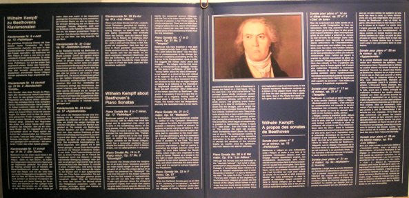 Ludwig van Beethoven, Wilhelm Kempff – Die Beliebtesten Sonaten (The Best-Loved Sonatas) (2xLP) LP vinyl record, image 4 of 4
