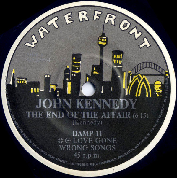 John Kennedy – Forget / The End Of The Affair 7" vinyl record, image 3 of 4