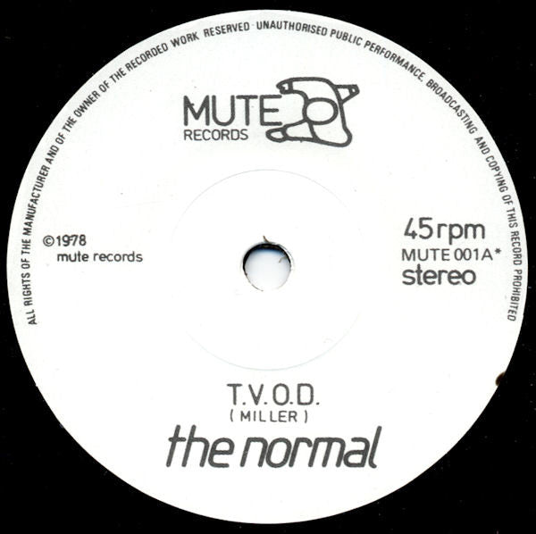 The Normal – T.V.O.D. / Warm Leatherette 7" vinyl record, image 3 of 4