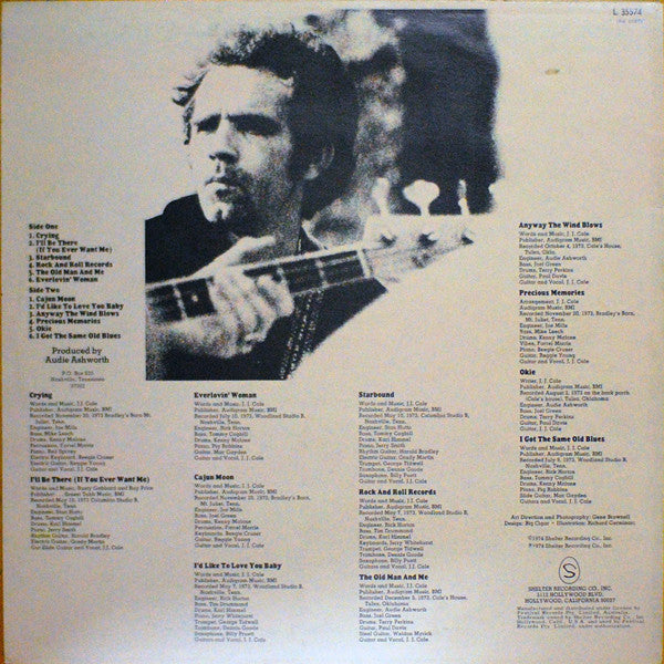J.J. Cale – Okie LP vinyl record, image 2 of 4