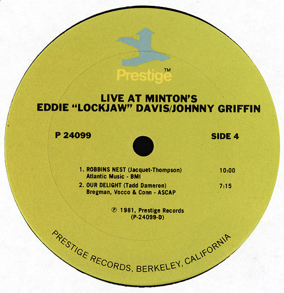 Eddie "Lockjaw" Davis, Johnny Griffin – Live At Minton's (2xLP) LP vinyl record, image 8 of 8