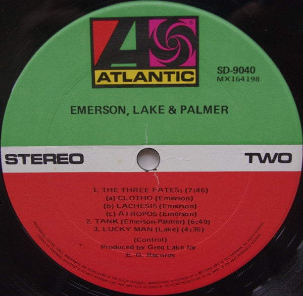 Emerson, Lake & Palmer – Emerson, Lake & Palmer LP vinyl record, image 4 of 4