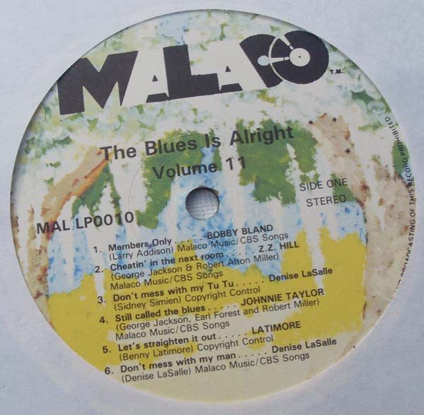Various – The Blues Is Alright - Volume II LP vinyl record, image 3 of 4