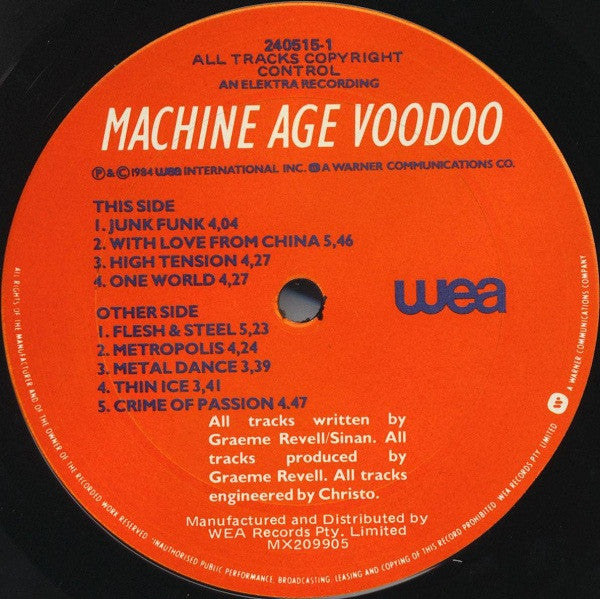 SPK – Machine Age Voodoo LP vinyl record, image 2 of 3