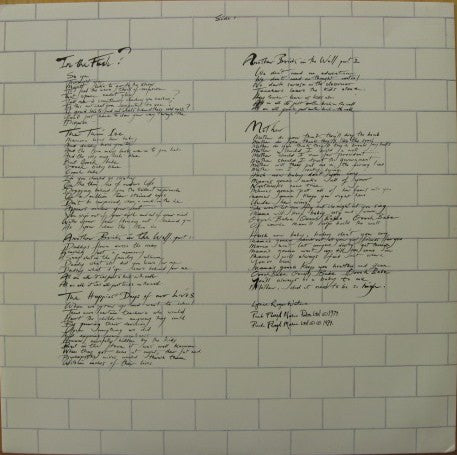 Pink Floyd – The Wall (2xLP) LP vinyl record, image 9 of 10