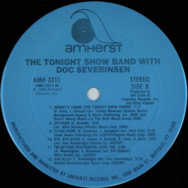 The Tonight Show Band, Doc Severinsen – The Tonight Show Band With Doc Severinsen LP vinyl record, image 4 of 5