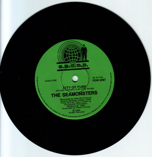 The Seamonsters – City Of Funk 7" vinyl record, image 3 of 4