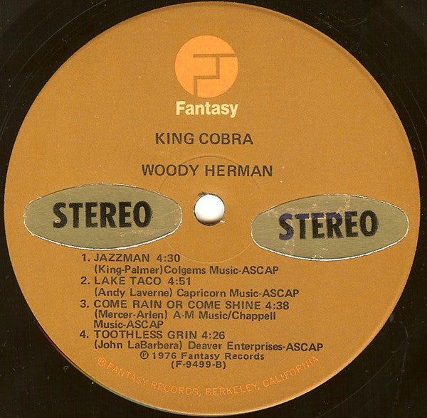 Woody Herman And The Thundering Herd – King Cobra LP vinyl record, image 4 of 5