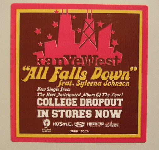 Kanye West – All Falls Down 12" vinyl record, image 3 of 3