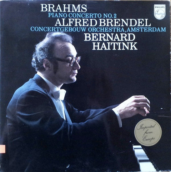 Johannes Brahms, Alfred Brendel, Concertgebouworkest, Bernard Haitink – Piano Concerto No. 2 LP vinyl record, image 1 of 6
