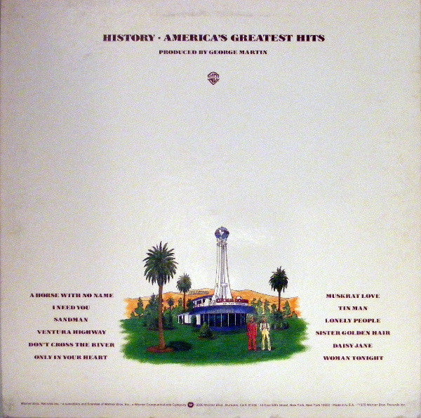 America – History · America's Greatest Hits LP vinyl record, image 2 of 6