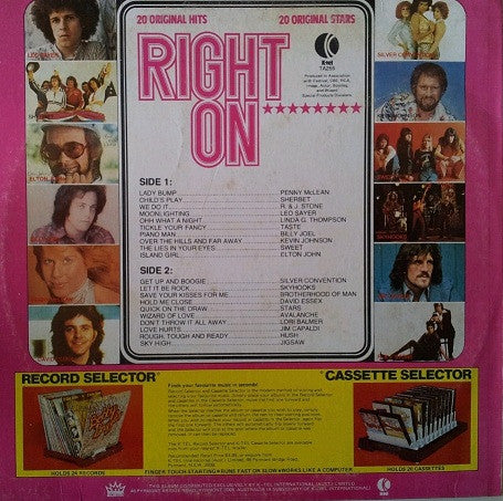 Various – Right On LP vinyl record, image 2 of 4