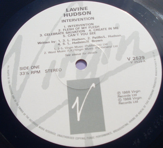 Lavine Hudson – Intervention LP vinyl record, image 9 of 9