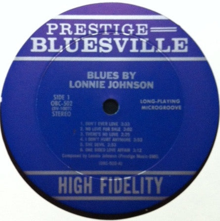 Lonnie Johnson – Blues By Lonnie Johnson LP vinyl record, image 3 of 5
