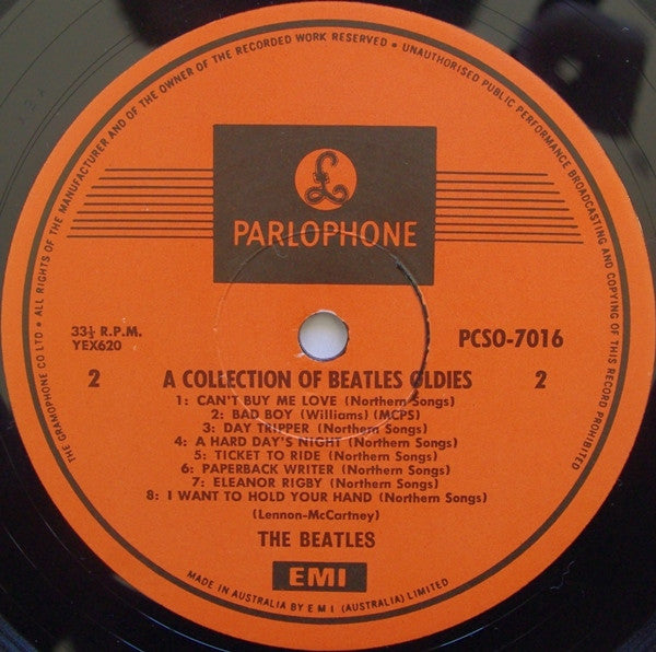 The Beatles – A Collection Of Beatles Oldies LP vinyl record, image 4 of 4