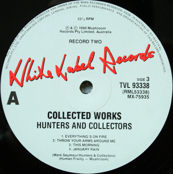 Hunters & Collectors – Collected Works (2xLP) LP vinyl record, image 5 of 7