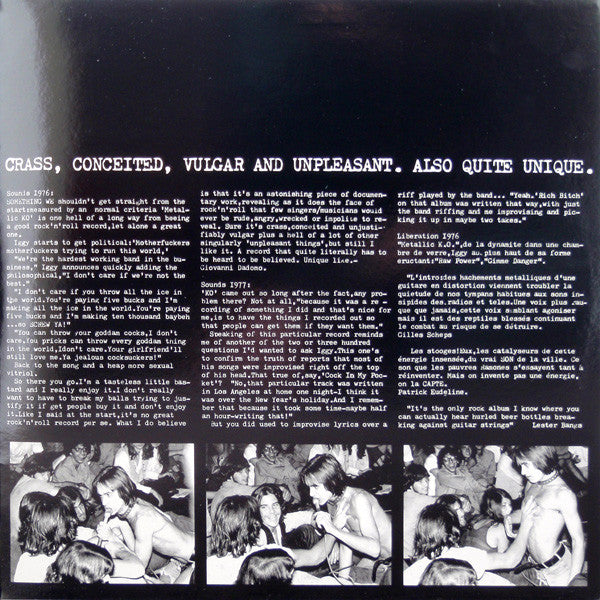 The Stooges – Metallic 2 X KO (2xLP) LP vinyl record, image 5 of 10