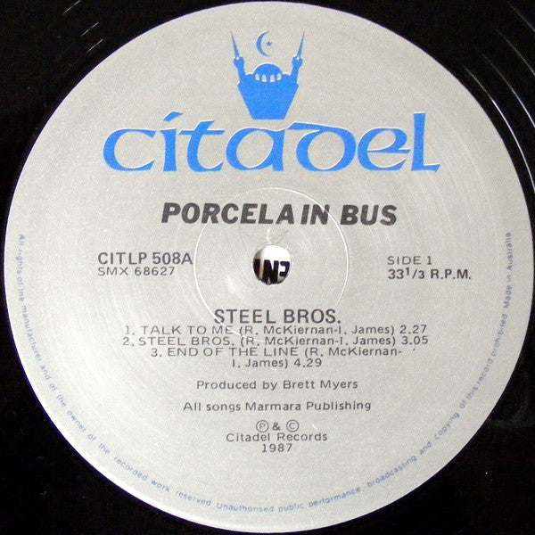 Porcelain Bus – Steel Bros. LP vinyl record, image 5 of 7