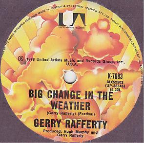 Gerry Rafferty – Baker Street 7" vinyl record, image 2 of 2