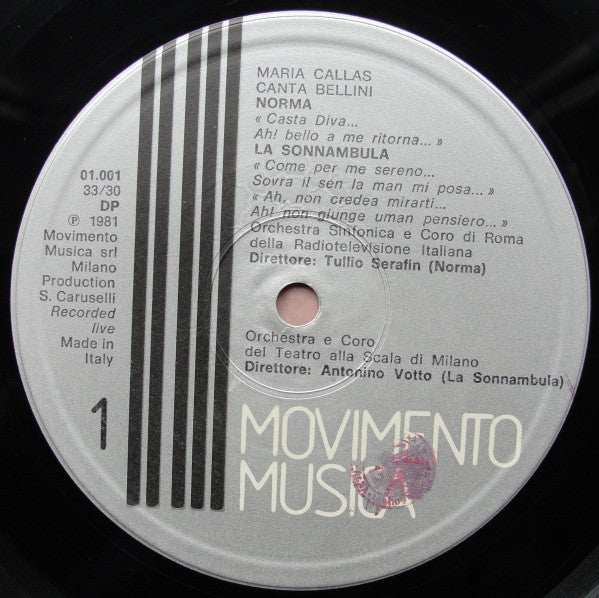 Vincenzo Bellini, Maria Callas – Norma . La Sonnambula . I Puritani . Il Pirata LP vinyl record, image 3 of 4