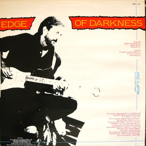 Eric Clapton, Michael Kamen – Edge Of Darkness 12" vinyl record, image 2 of 4