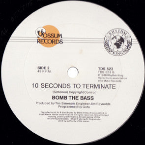 Bomb The Bass – Say A Little Prayer 12" vinyl record, image 2 of 3