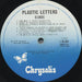 Blondie – Plastic Letters LP vinyl record, image 3 of 4