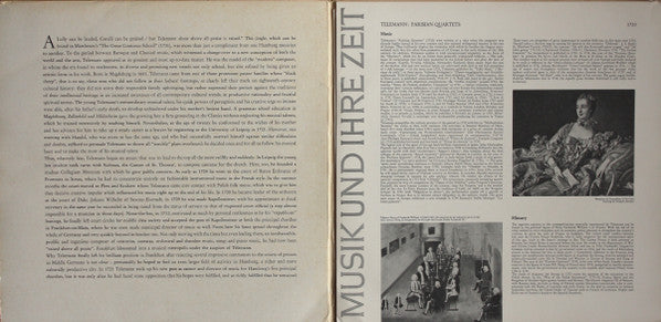 Georg Philipp Telemann, Quadro Amsterdam – Parisian Quartets Nos. 1 · 4 · 6 LP vinyl record, image 3 of 6