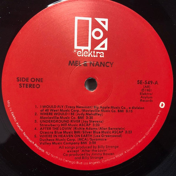 Mel Tillis, Nancy Sinatra – Mel And Nancy LP vinyl record, image 3 of 4