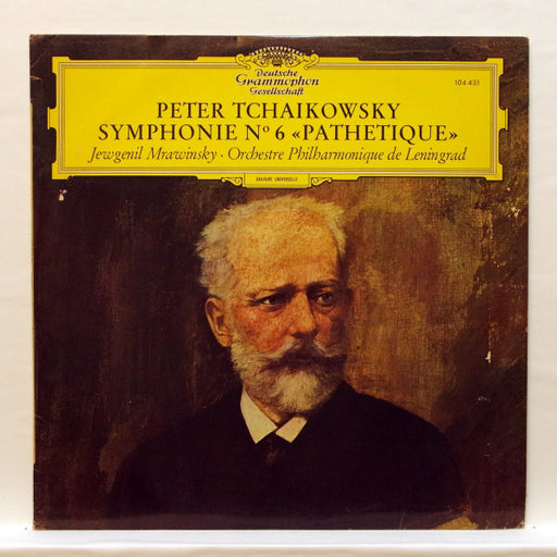 Pyotr Ilyich Tchaikovsky, Leningrad Philharmonic Orchestra, Evgeny Mravinsky – Symphonie Nr.6 »Pathétique« LP vinyl record, image 1 of 4