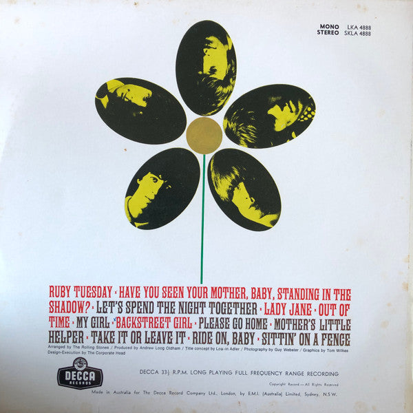 The Rolling Stones – Flowers LP vinyl record, image 2 of 4