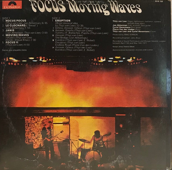 Focus – Moving Waves LP vinyl record, image 2 of 4