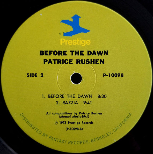 Patrice Rushen – Before The Dawn LP vinyl record, image 4 of 4