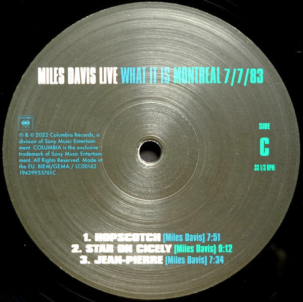 Miles Davis – Miles Davis Live (What It Is) (Montreal 7/7/83) (2xLP) LP vinyl record, image 6 of 10