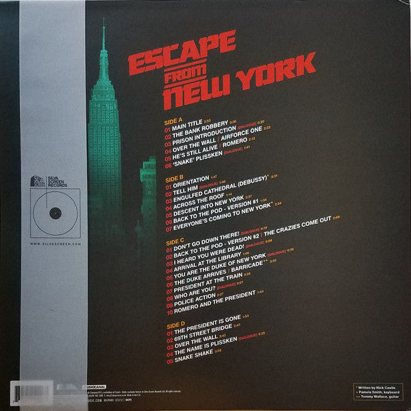 John Carpenter, Alan Howarth – John Carpenter's Escape From New York (New Expanded Edition Original Film Soundtrack) (2xLP) LP vinyl record, image 4 of 10