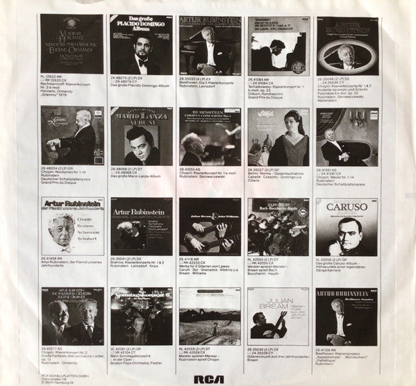 Pyotr Ilyich Tchaikovsky, Johannes Brahms, Sergei Rachmaninoff, Vladimir Horowitz – Vladimir Horowitz (Seine Berühmten Konzerte) (3xLP) LP vinyl record, image 9 of 10